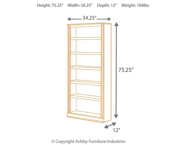 ASHLEY FURNITURE PKG008040 Home Office Desk With Chair and Storage