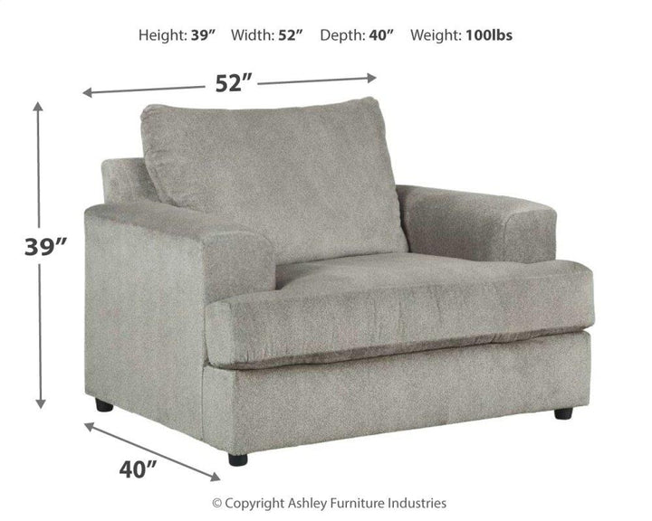 ASHLEY FURNITURE PKG001862 Sofa, Loveseat, Chair and Ottoman