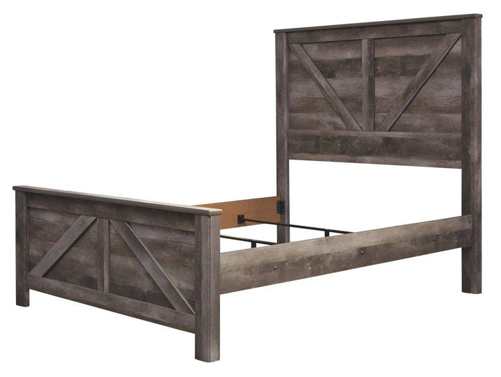 ASHLEY FURNITURE B440B9 Wynnlow Queen Crossbuck Panel Bed