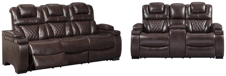 ASHLEY FURNITURE 75407U2 Warnerton Power Reclining Sofa and Loveseat