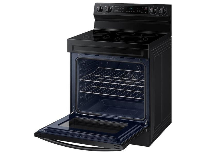 SAMSUNG NE63A6511SB 6.3 cu. ft. Smart Freestanding Electric Range with No-Preheat Air Fry & Convection in Black