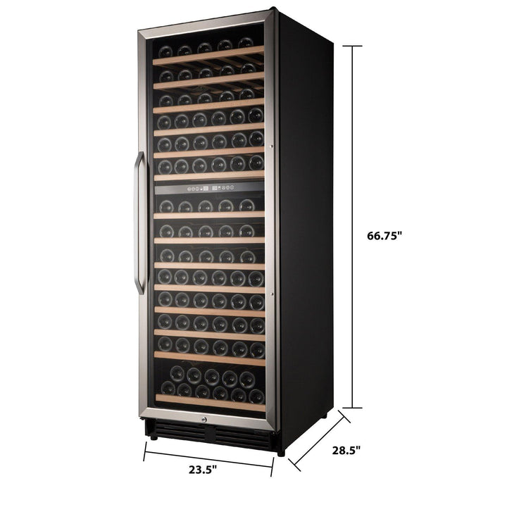 AVANTI WCF148DE3S 148 Bottle Dual-Zone Wine Cooler