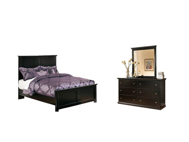 ASHLEY FURNITURE PKG002710 Full Panel Bed With Mirrored Dresser