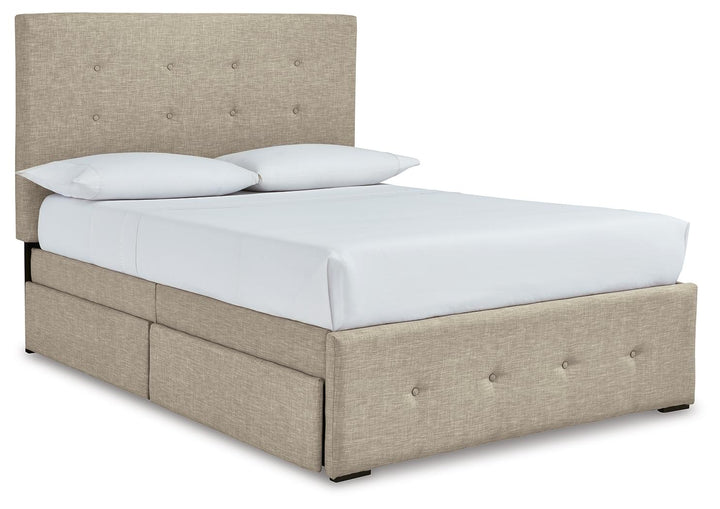 ASHLEY FURNITURE B092B1 Gladdinson Full Upholstered Storage Bed