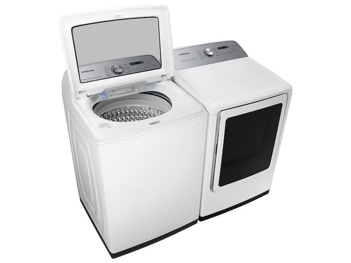 SAMSUNG DVG52A5500W 7.4 cu. ft. Smart Gas Dryer with Steam Sanitize+ in White