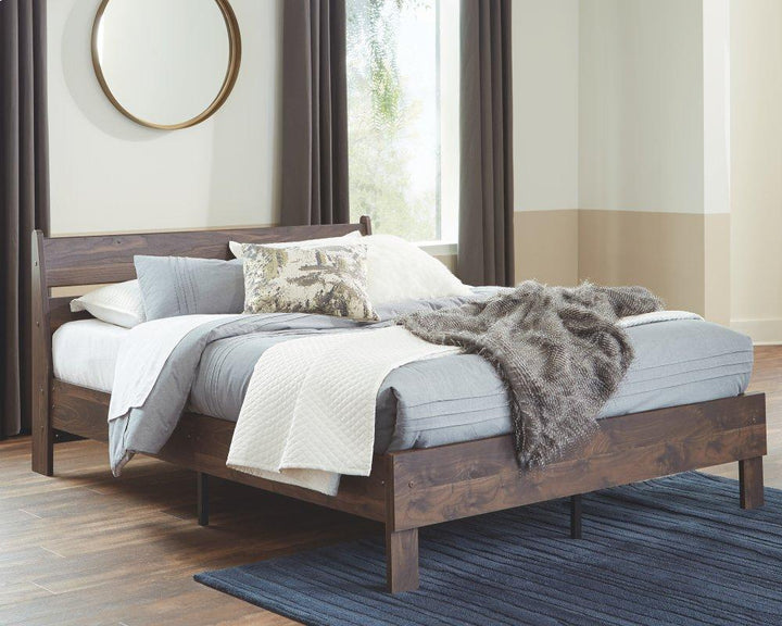 ASHLEY FURNITURE EB3660B1 Calverson Queen Panel Platform Bed