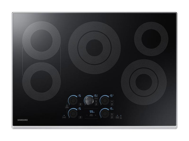 SAMSUNG NZ30K7570RS 30" Smart Electric Cooktop with Sync Elements in Stainless Steel