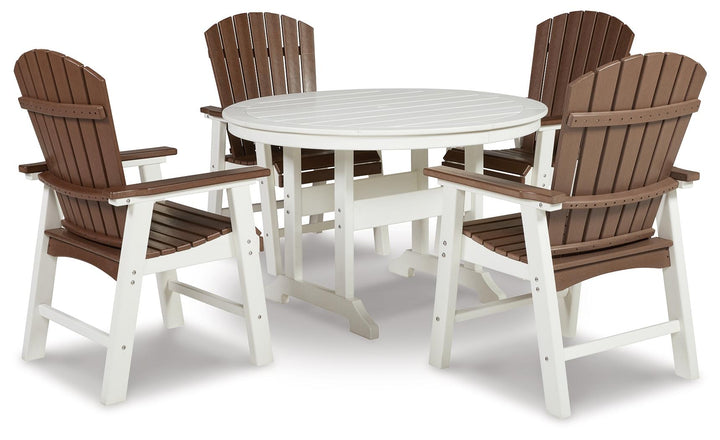 ASHLEY FURNITURE PKG013810 Outdoor Dining Table and 4 Chairs