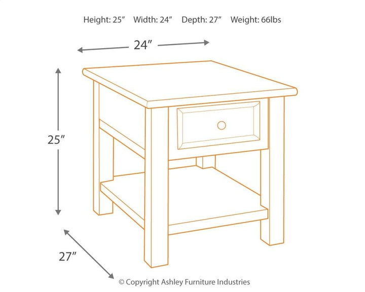 ASHLEY FURNITURE PKG007269 Coffee Table With 2 End Tables