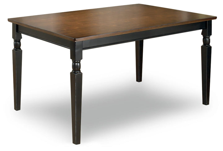 ASHLEY FURNITURE PKG002045 Dining Table and 2 Chairs and 2 Benches