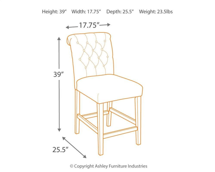 ASHLEY FURNITURE D530SDG 2-piece Bar Stool Package