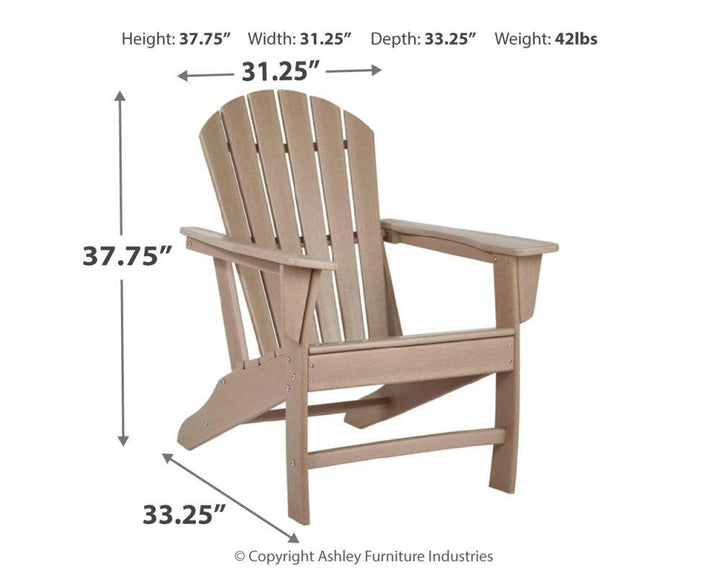 ASHLEY FURNITURE PKG008193 Outdoor Chair With End Table