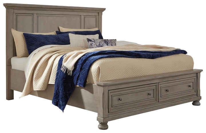 ASHLEY FURNITURE B733B35 Lettner California King Panel Storage Bed