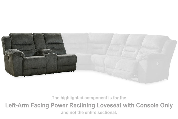 ASHLEY FURNITURE 4410101 Nettington Left-arm Facing Power Reclining Loveseat With Console