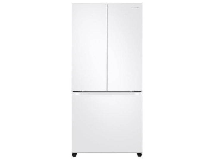 SAMSUNG RF18A5101WW 18 cu. ft. Smart Counter Depth 3-Door French Door Refrigerator in White