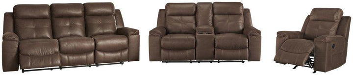 ASHLEY FURNITURE 86704U1 Jesolo Reclining Sofa and Loveseat With Recliner