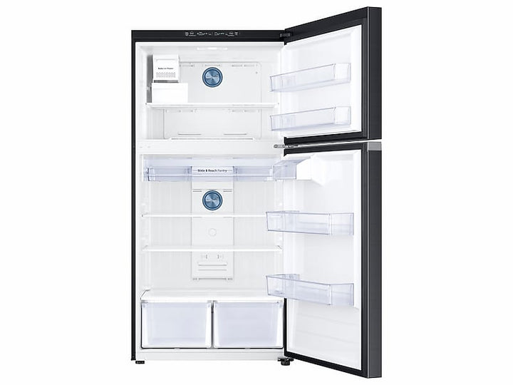 SAMSUNG RT21M6215SG 21 cu. ft. Top Freezer Refrigerator with FlexZone TM and Ice Maker in Black Stainless Steel