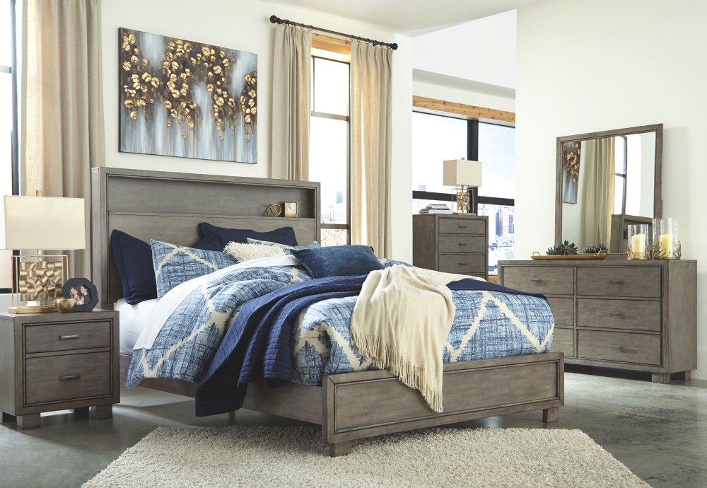 ASHLEY FURNITURE B552B8 Arnett King Bookcase Bed