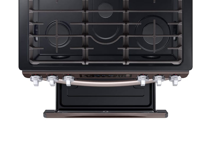 SAMSUNG NX58R9421ST 5.8 cu. ft. Slide-in Gas Range with Convection in Tuscan Stainless Steel