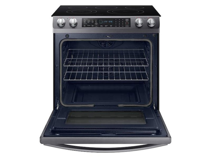 SAMSUNG NE58R9431SG 5.8 cu. ft. Slide-In Electric Range in Black Stainless Steel