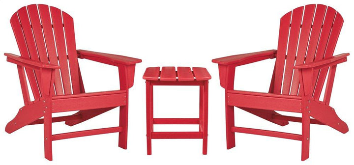 ASHLEY FURNITURE PKG008192 2 Outdoor Chairs With End Table