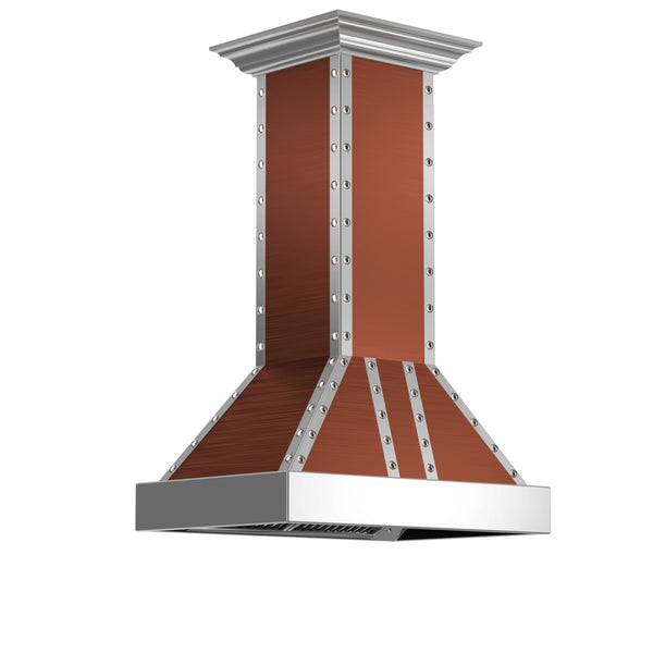 ZLINE KITCHEN AND BATH 655ICSSSS30 ZLINE 30" Designer Series Copper Island Range Hood