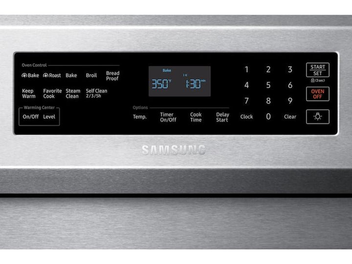 SAMSUNG NE59R6631SS 5.9 cu. ft. Freestanding Electric Range with True Convection in Stainless Steel