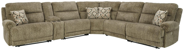 ASHLEY FURNITURE 85407S3 Lubec 6-piece Power Reclining Sectional