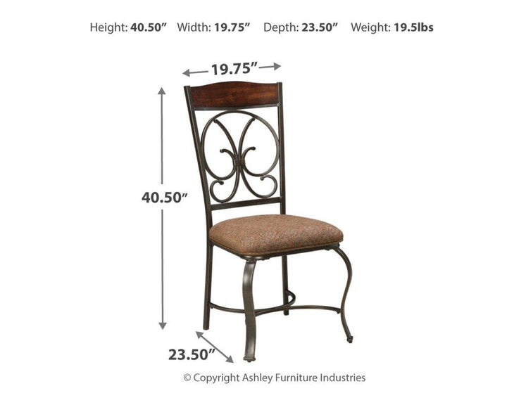 ASHLEY FURNITURE D329D1 Glambrey Dining Table With 4 Chairs
