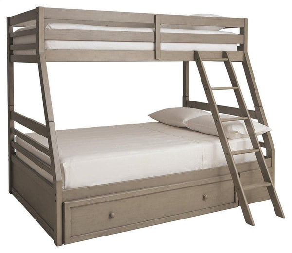 ASHLEY FURNITURE B733B23 Lettner Twin Over Full Bunk Bed With 1 Large Storage Drawer