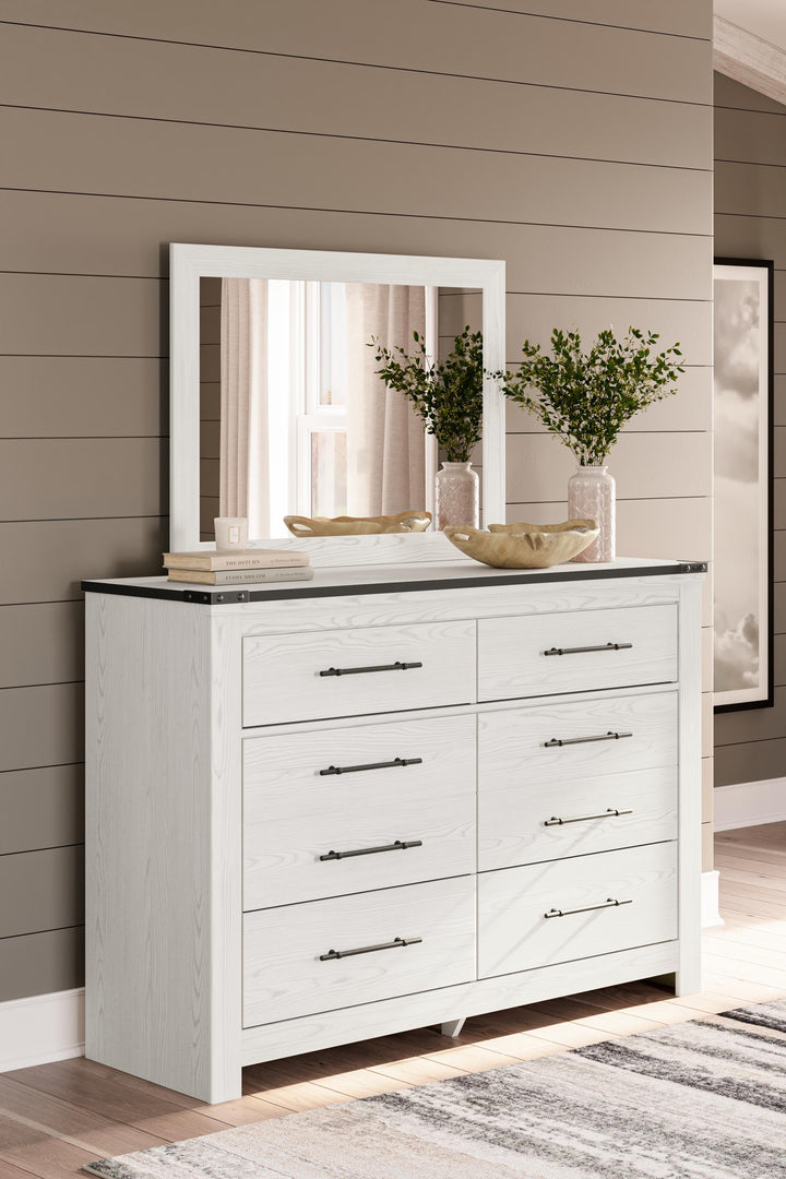 ASHLEY FURNITURE B1446B1 Schoenberg Dresser and Mirror