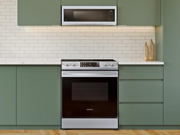 SAMSUNG NE63B8211SS 6.3 cu. ft. Smart Rapid Heat Induction Slide-in Range in Stainless Steel