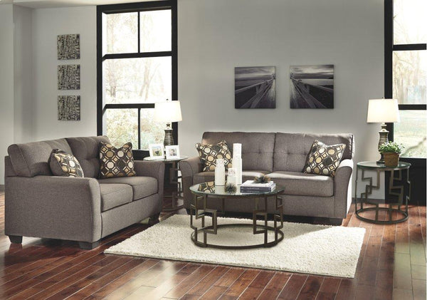 ASHLEY FURNITURE PKG000609 Sofa and Loveseat With Coffee Table and 2 End Tables