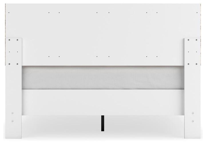 ASHLEY FURNITURE EB1221B5 Piperton Queen Panel Platform Bed
