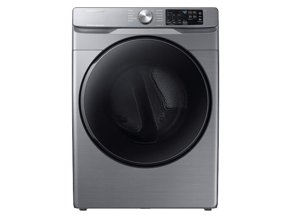 SAMSUNG DVE45R6100P 7.5 cu. ft. Electric Dryer with Steam Sanitize+ in Platinum