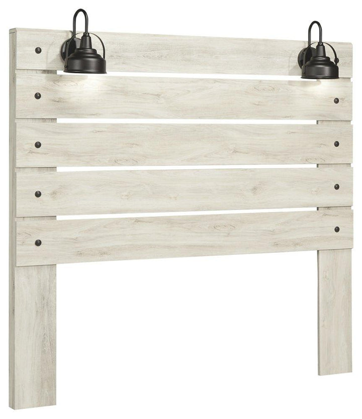 ASHLEY FURNITURE PKG002964 Queen Panel Headboard With Mirrored Dresser, Chest and 2 Nightstands