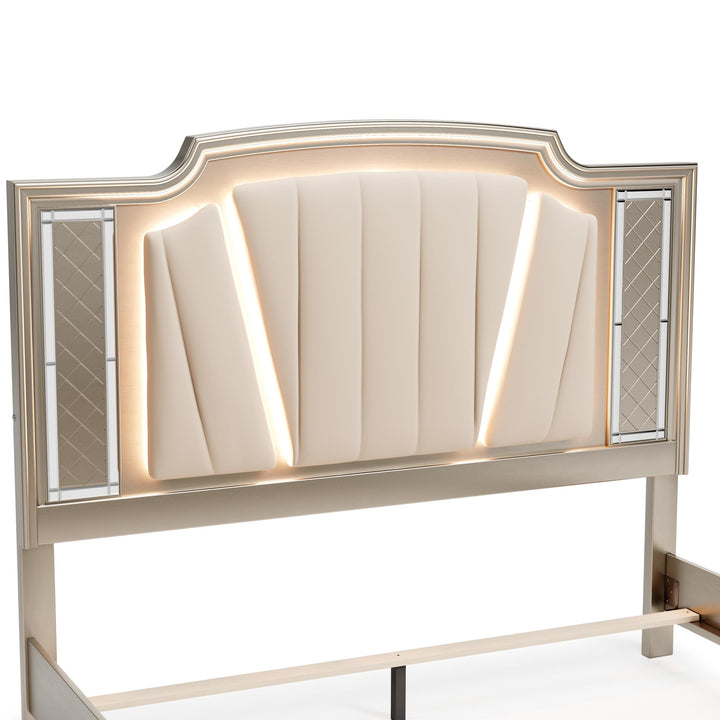 ASHLEY FURNITURE B744B3 Chevanna King Upholstered Panel Bed