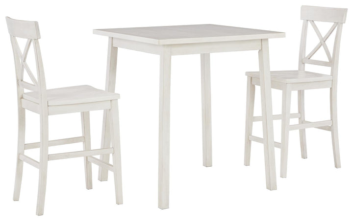 ASHLEY FURNITURE PKG012083 Counter Height Dining Table and 2 Barstools