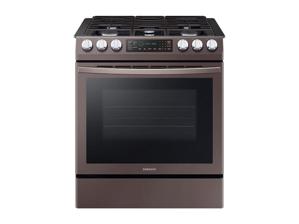 SAMSUNG NX58R9421ST 5.8 cu. ft. Slide-in Gas Range with Convection in Tuscan Stainless Steel