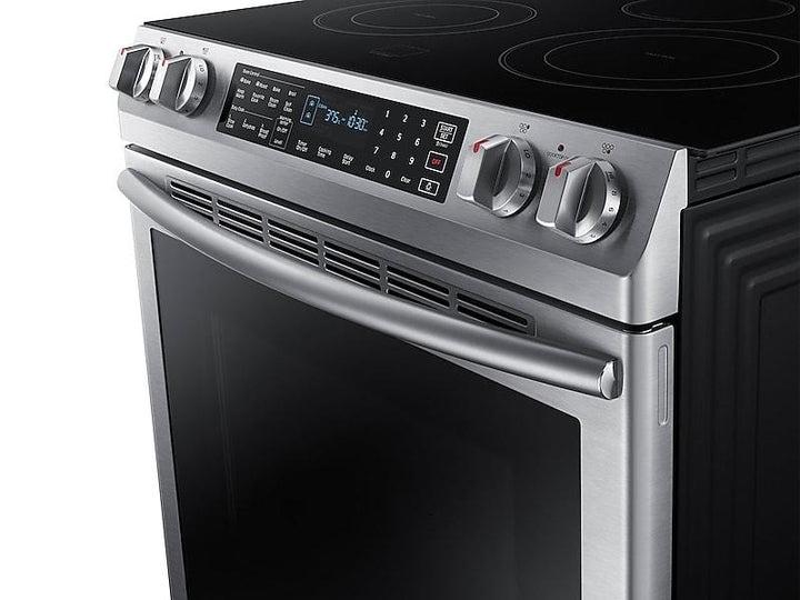 SAMSUNG NE58K9430SS 5.8 cu. ft. Slide-in Electric Range in Stainless Steel