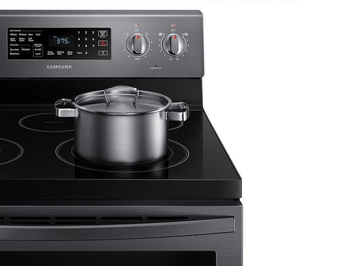 SAMSUNG NE59T7511SG 5.9 cu. ft. Freestanding Electric Range with Air Fry and Convection in Black Stainless Steel