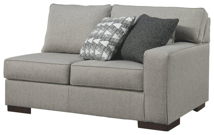 ASHLEY FURNITURE 4190256 Marsing Nuvella Right-arm Facing Loveseat