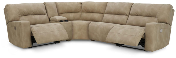 ASHLEY FURNITURE 15902S8 Next-gen Durapella 5-piece Power Reclining Sectional