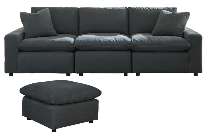 ASHLEY FURNITURE 31104U2 Savesto 4-piece Sectional With Ottoman