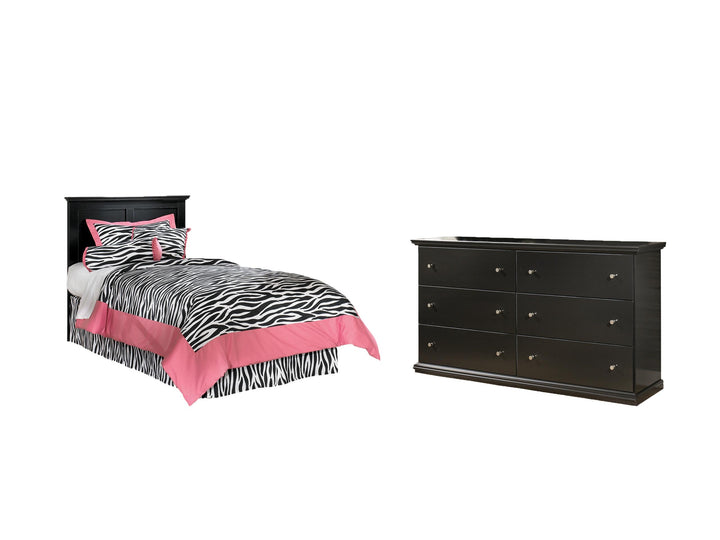 ASHLEY FURNITURE PKG007404 Twin Panel Headboard With Dresser
