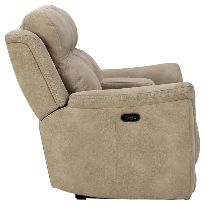 ASHLEY FURNITURE 5930218 Next-gen Durapella Power Reclining Loveseat With Console