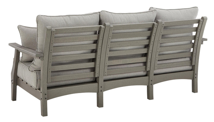 ASHLEY FURNITURE PKG011422 Outdoor Sofa and Loveseat With 2 Lounge Chairs and End Table