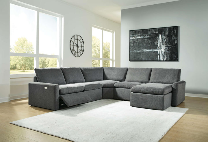 ASHLEY FURNITURE 60508S4 Hartsdale 5-piece Power Reclining Sectional With Chaise