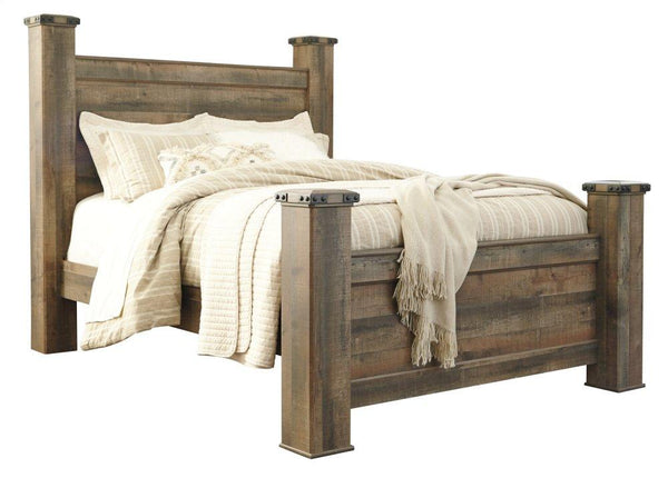 ASHLEY FURNITURE B446B40 Trinell Queen Poster Bed