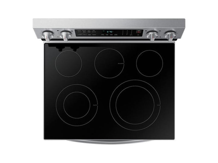 SAMSUNG NE63A6511SS 6.3 cu. ft. Smart Freestanding Electric Range with No-Preheat Air Fry & Convection in Stainless Steel